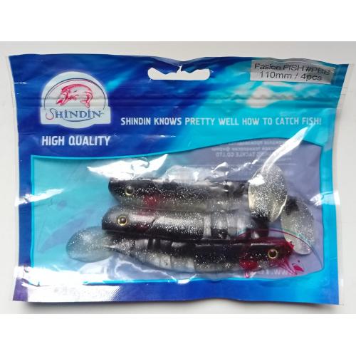 Силиконовые приманки Shindin Fasion Fish (3 штуки) (новые)