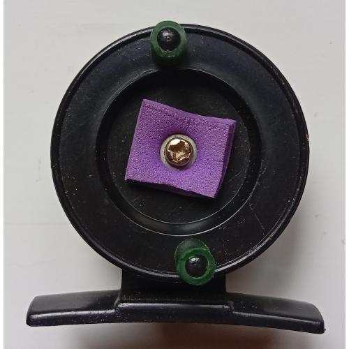 Спиннинговая катушка черная, диаметр 45 мм(I)