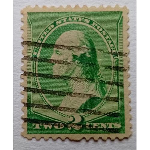 США 1887 Джордж Вашингтон, 2с, гашеная