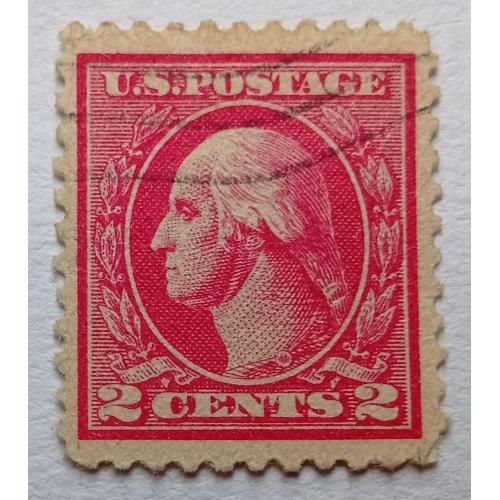 США 1917 Джордж Вашингтон, 2с, гашеная