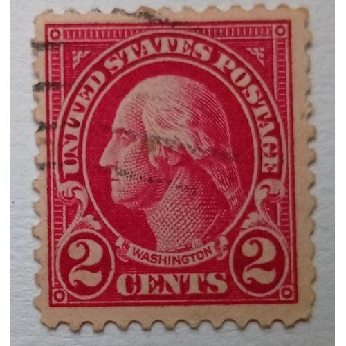 США 1923 Джордж Вашингтон, 2с, гашеная