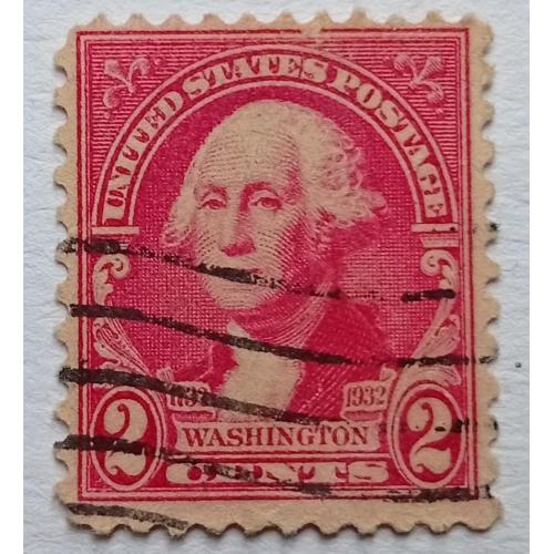 США 1932 Джордж Вашингтон, 2с, гашеная