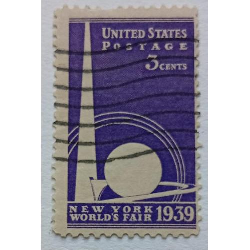 США 1939 Всемирная выставка в Нью-Йорке, гашеная