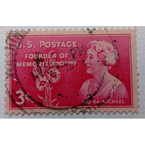 США 1948 Миона Майкл, гашеная