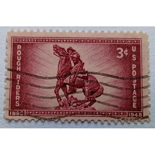 США 1948 Всадник, гашеная