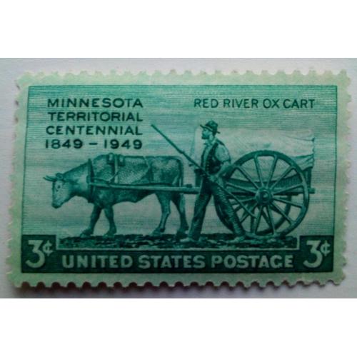 США 1949 Миннесота, MNH