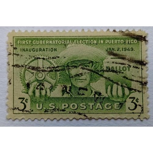 США 1949 Пуэрто Рико, гашеная