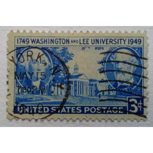 США 1949 Университет Вашингтона и Ли, гашеная