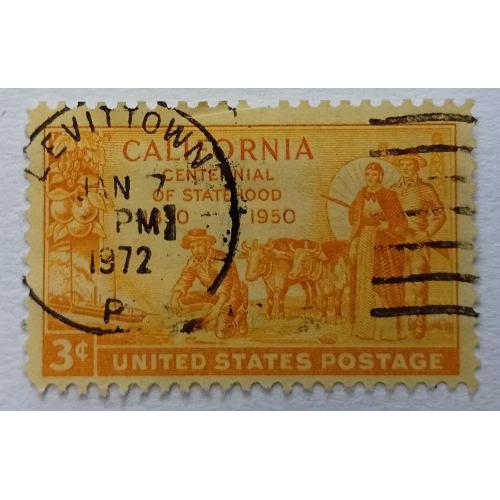 США 1950 Калифорния, гашеная
