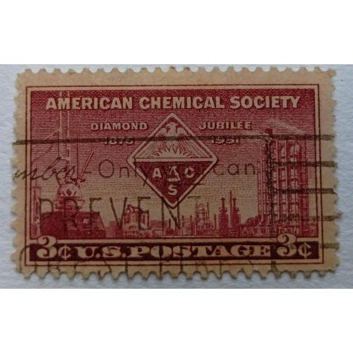 США 1951 Американское химическое общество, гашеная