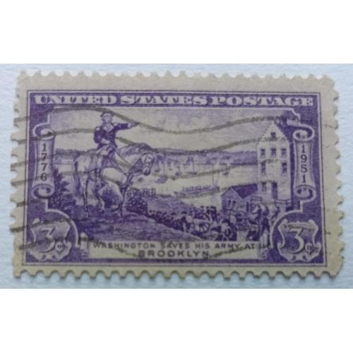 США 1951 Битва за Бруклин, гашеная