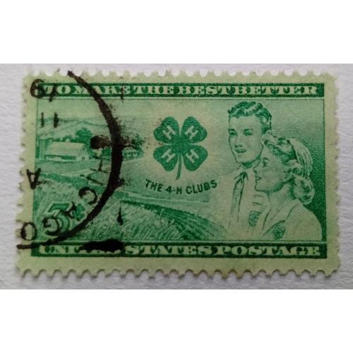 США 1952 4-Н Клуб, гашеная