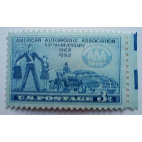 США 1952 Ассоциация автомобилистов, MNH