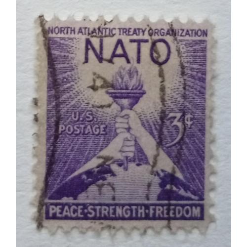 США 1952 НАТО, гашеная