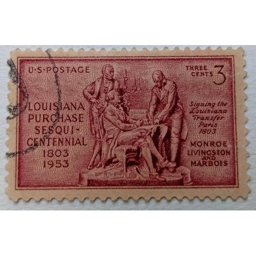 США 1953 Покупка Луизианы, гашеная