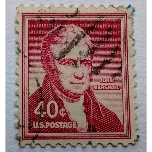 США 1954 Джон Маршалл, гашеная