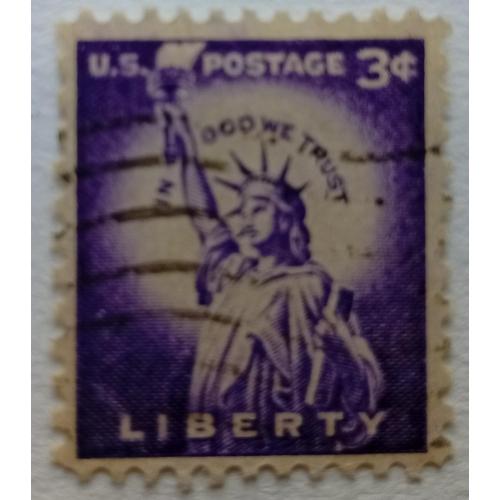 США 1954 Статуя Свободы, гашеная(I)