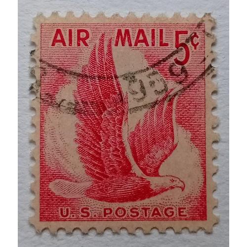 США 1957 Авиапочта, орел, гашеная