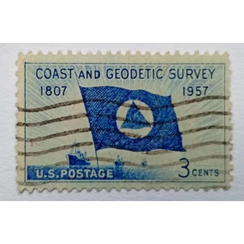 США 1957 Береговая и геодезическая служба, гашеная