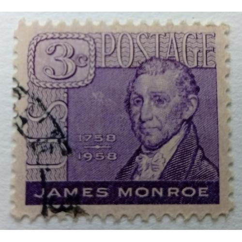 США 1958 Джеймс Монро, гашеная