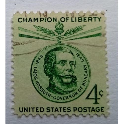 США 1958 Лайош Кошут, гашеная