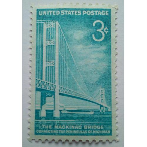 США 1958 Мост Макинак, MNH