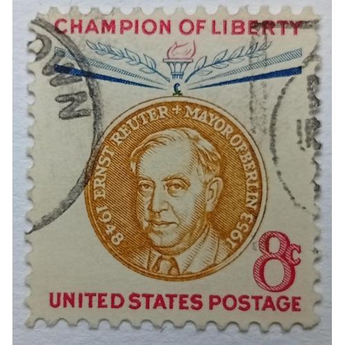 США 1959 Эрнст Рейтер, 8с, гашеная