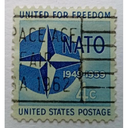 США 1959 НАТО, гашеная