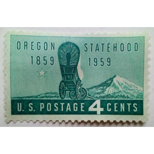 США 1959 Штат Орегон, гашеная