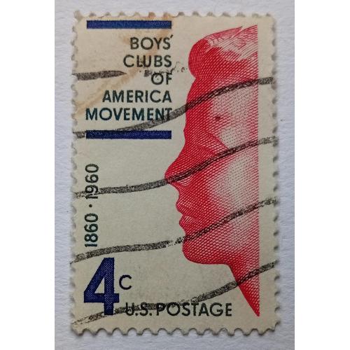 США 1960 Клуб для мальчиков, гашеная