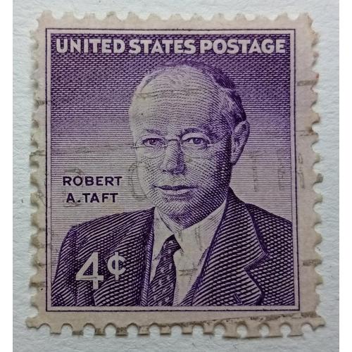 США 1960 Роберт Тафт, гашеная