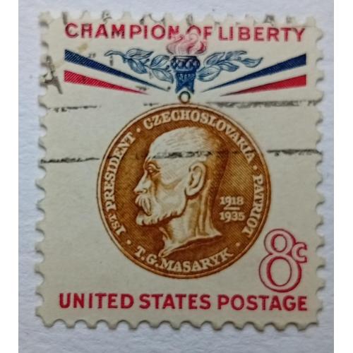 США 1960 Томаш Масарек, 8с, гашеная