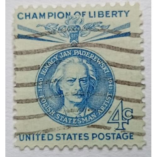 США 1960 Ян Падеревский, 4с, гашеная