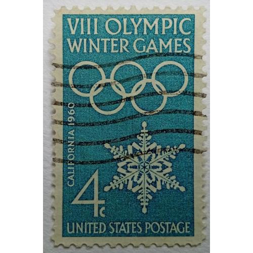 США 1960 Зимние Олимпийские игры, гашеная