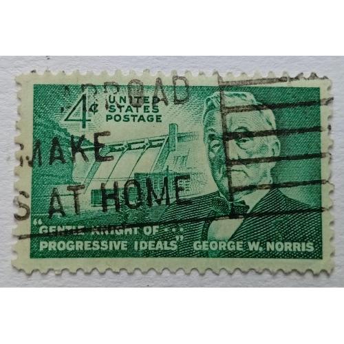 США 1961 Джордж Норрис, гашеная