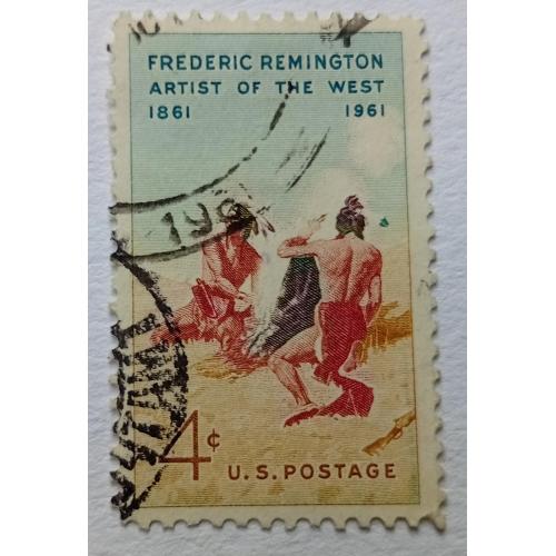 США 1961 Фредерик Ремингтон, гашеная