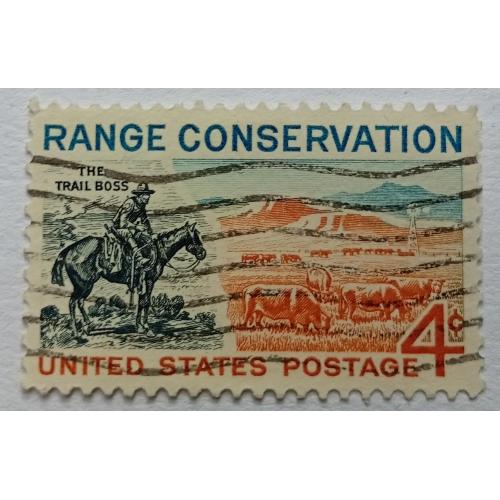 США 1961 Охрана пастбищ, гашеная