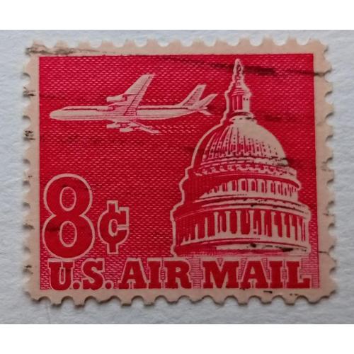 США 1962 Авиапочта, гашеная