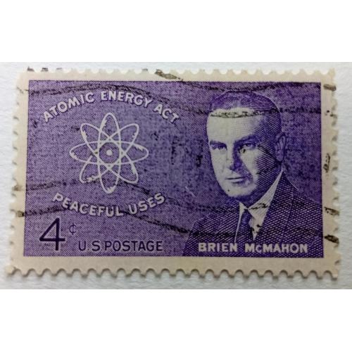 США 1962 Брайен Макмагон, гашеная