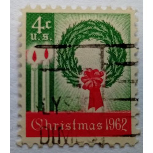 США 1962 Рождество, гашеная