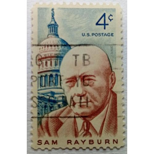 США 1962 Сэм Рейберн, гашеная
