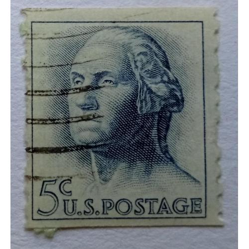 США 1963 Джордж Вашингтон, 5с, гашеная