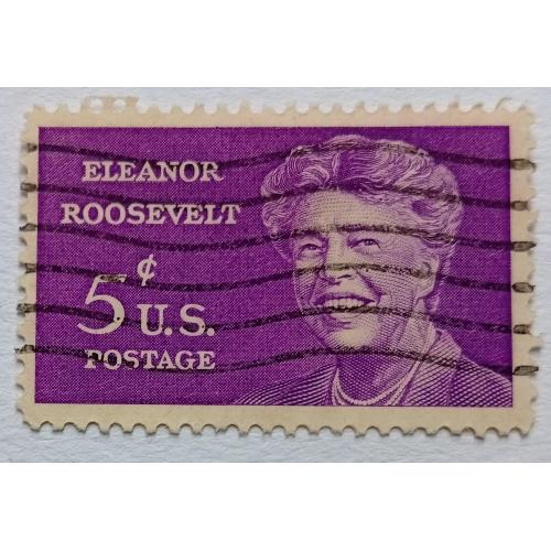 США 1963 Элеонора Рузвельт, гашеная
