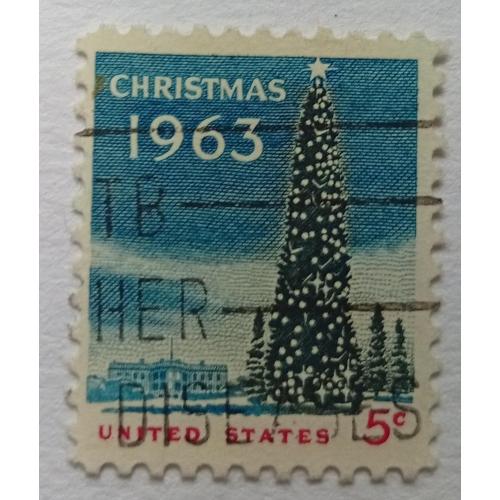 США 1963 Рождество, гашеная