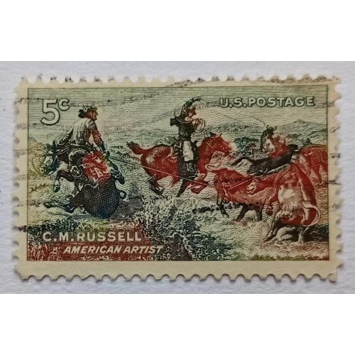 США 1964 Чарльз Расселл, гашеная