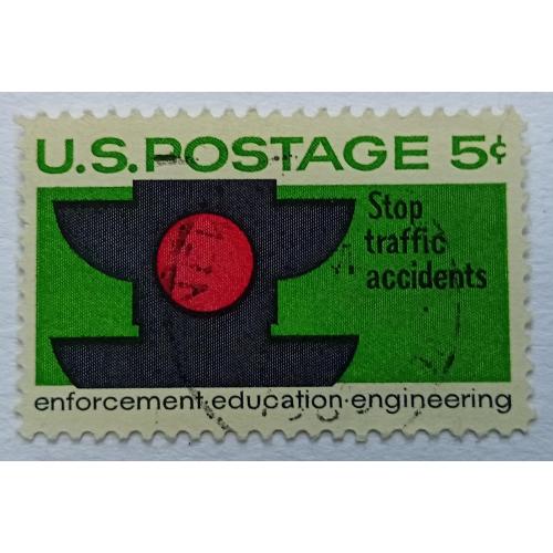 США 1965 Безопасность дорожного движения, гашеная