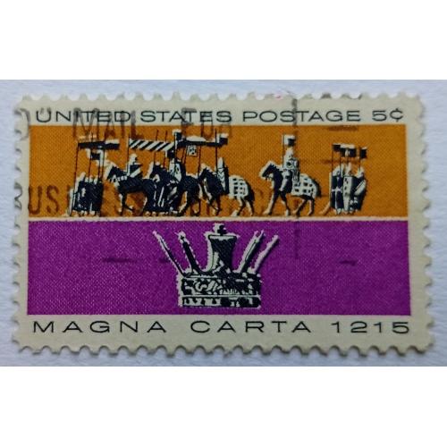 США 1965 Магна Карта, гашеная