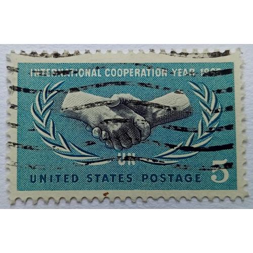 США 1965 Международная кооперация, гашеная