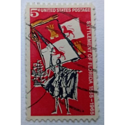 США 1965 Поселение во Флориде, гашеная