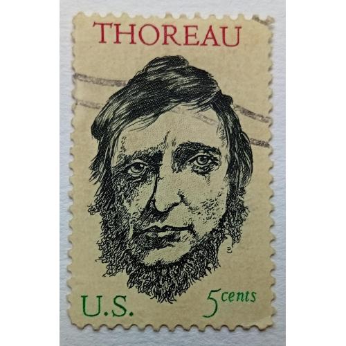 США 1967 Генри Торо, гашеная